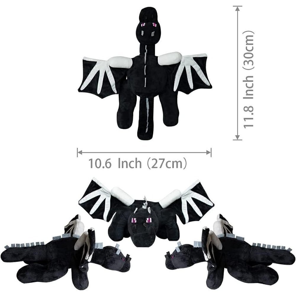 11.8"/30cm Game Plush for  Birthday Gift Ender Dragon Plush Toys - Picture 2 of 7